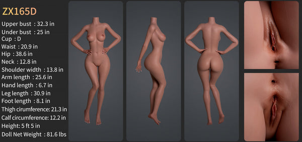 ZELEX SLE Series Silicone Sex Doll Bodies - Single Body(No Head)