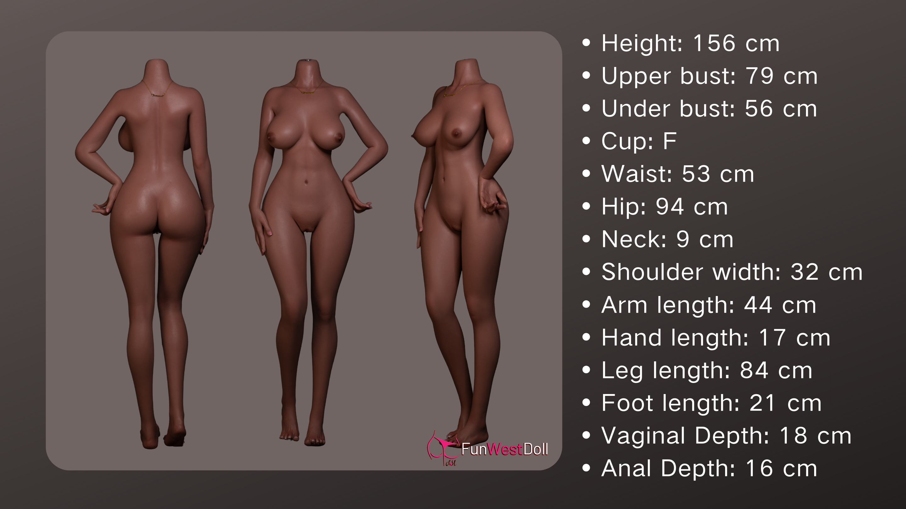 FunWest Doll 156 cm F Silicone - Bella