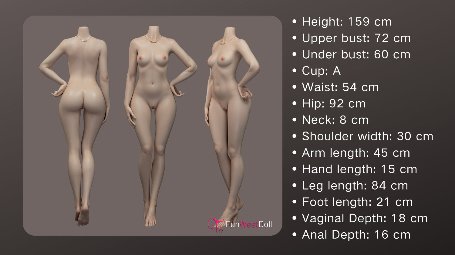 FunWest Doll 159 cm A Silicone - Asian Lucy