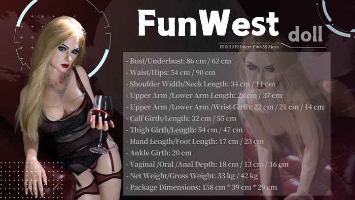 FunWest Doll 166 cm F Silicone - Alexa