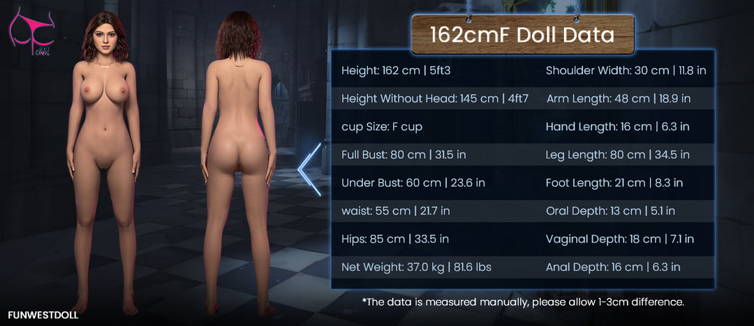 FunWest Muñeca 162 cm F TPE - Rosa Europea