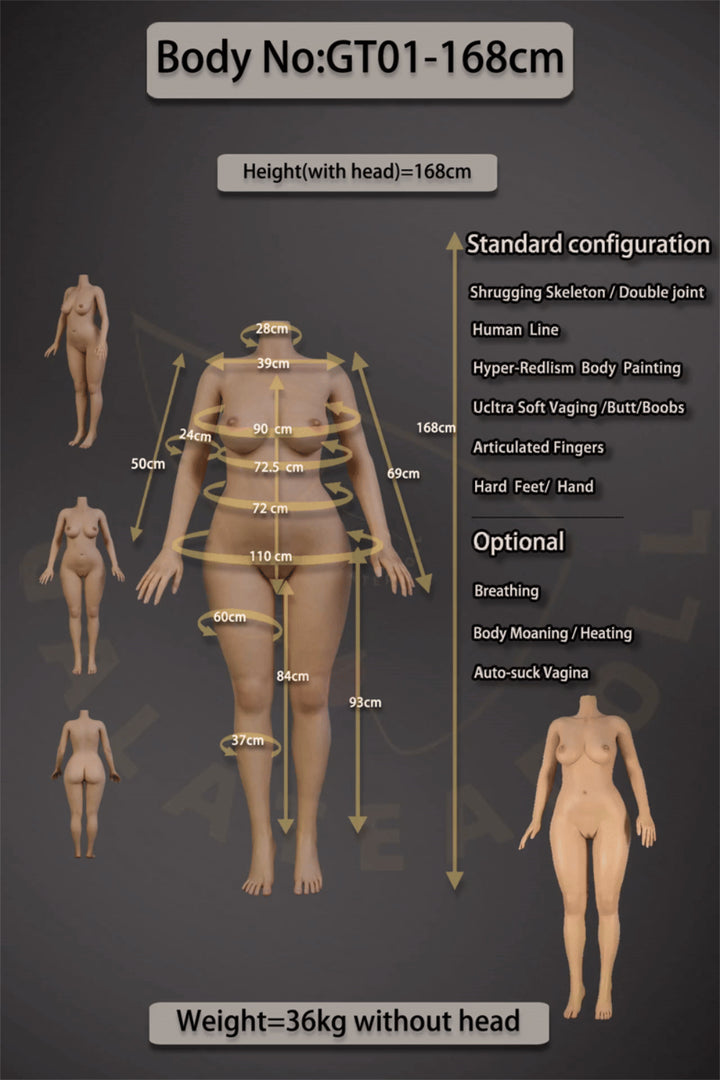 Galatea Doll 168 cm Silicone - JS047