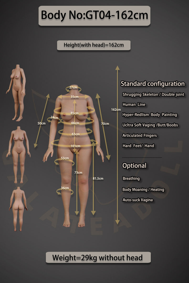 Galatea Doll 162 cm Silicone - JS062