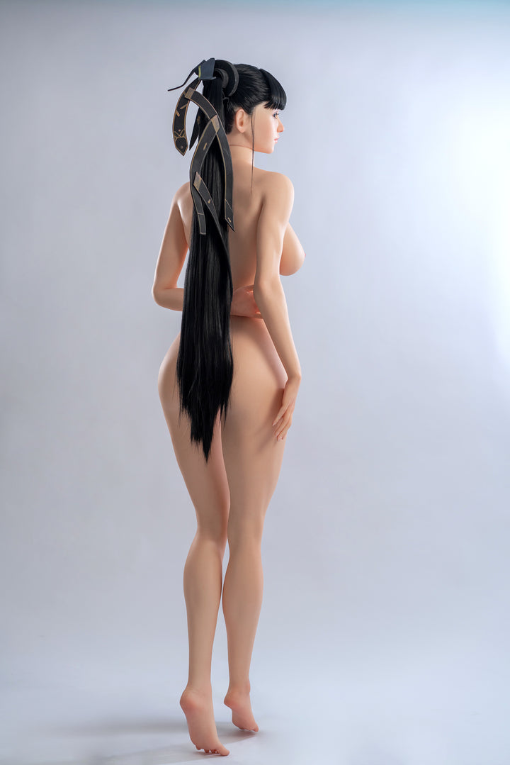 Back view of Game Lady 171cm G Cup Silicone Anime Sex Doll