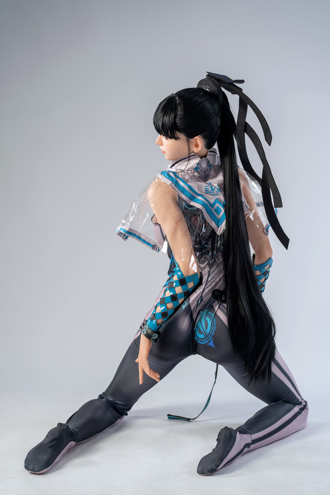 Kneeling cosplay doll – Game Lady 171cm G Cup Realistic Silicone Doll