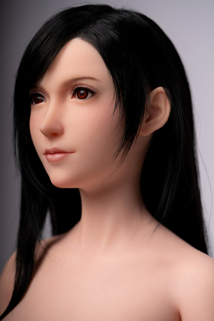 Game Lady 100 cm B Silicone Seamless Neck - Tifa (Wig)