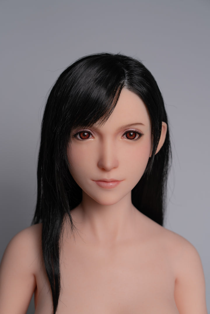 Game Lady 100 cm B Silicone Seamless Neck - Tifa (Wig)