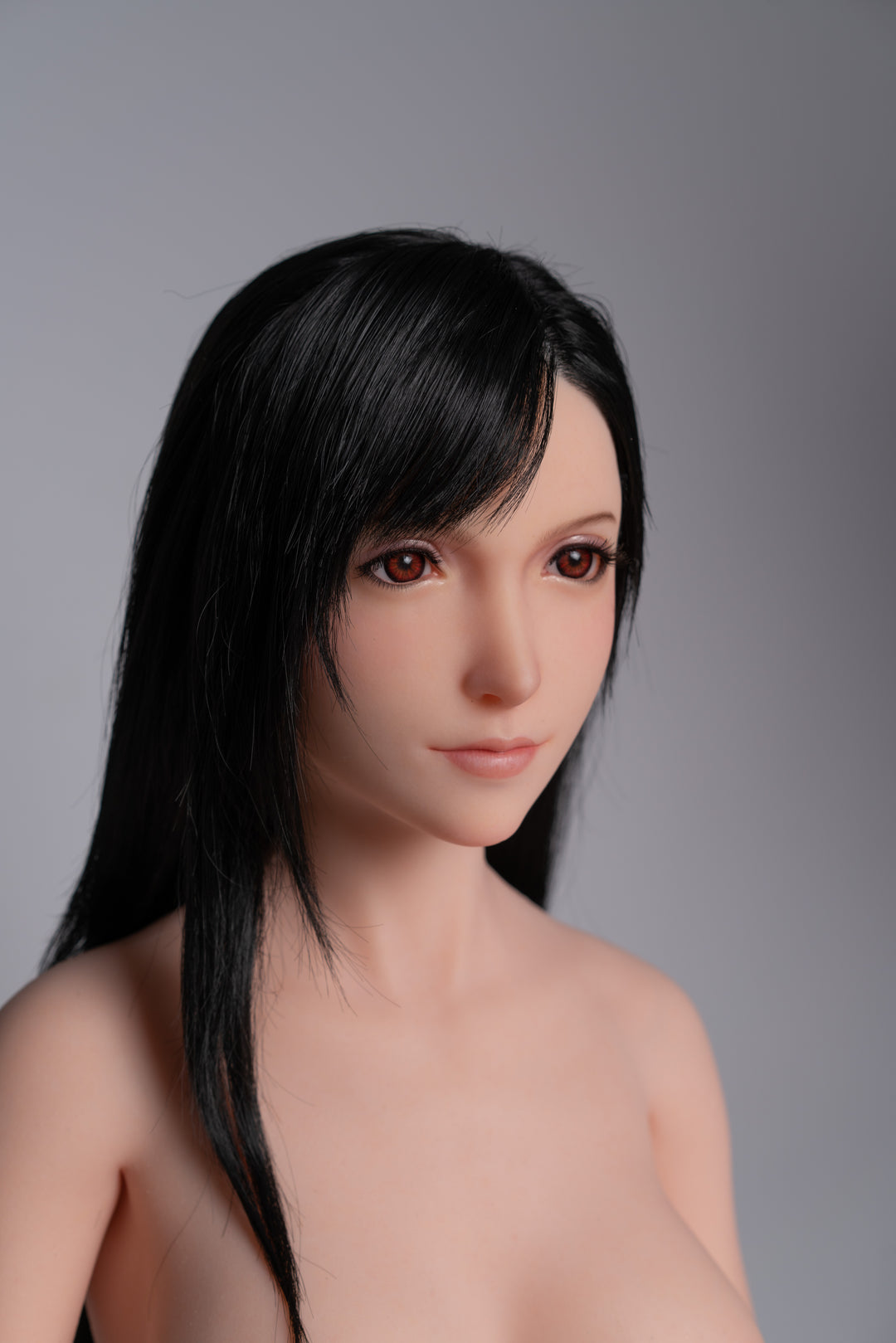Game Lady 100 cm B Silicone Seamless Neck - Tifa (Wig)