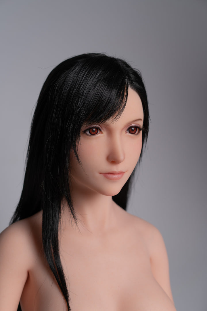 Game Lady 100 cm B Silicone Seamless Neck - Tifa (Wig)