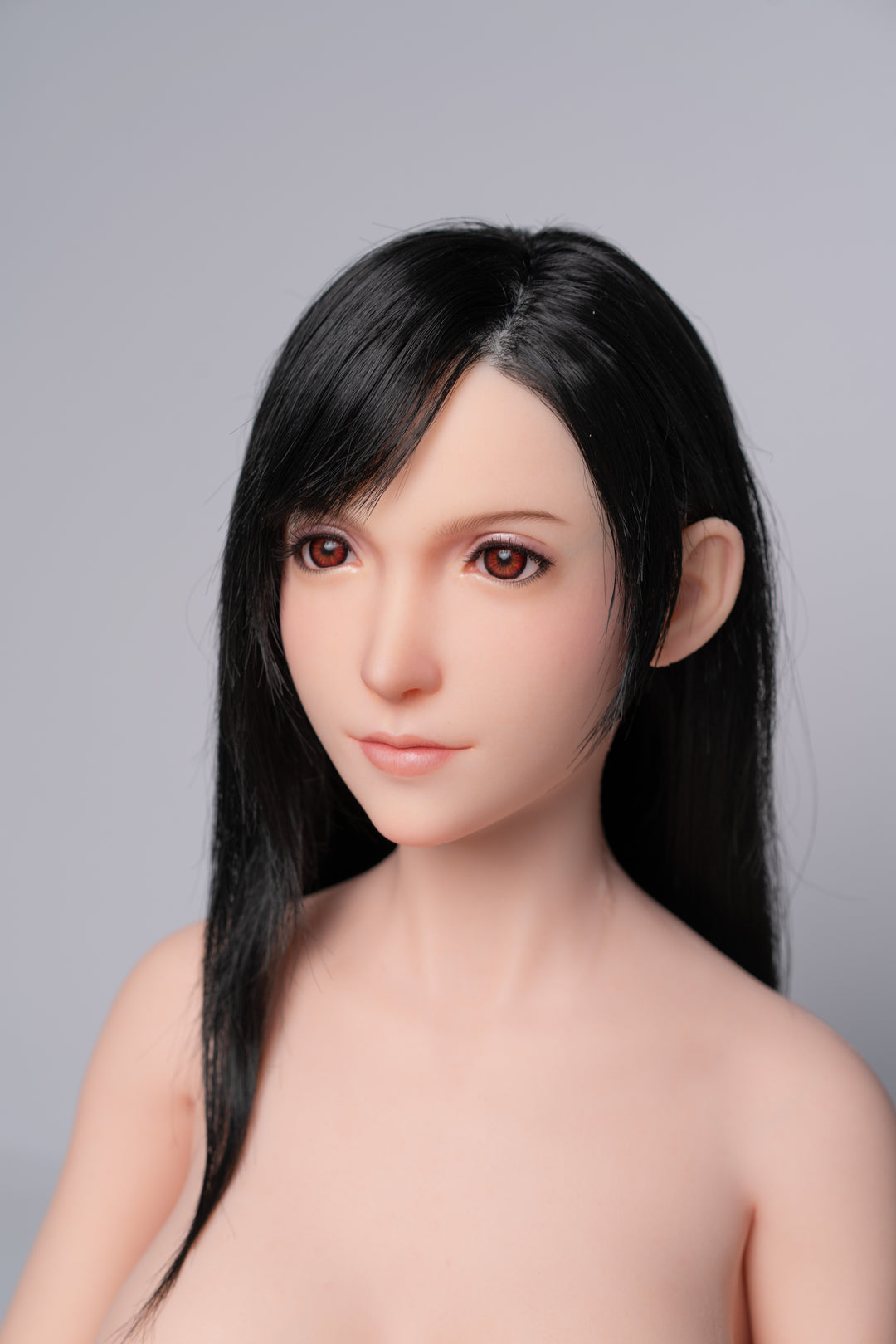 Game Lady 100 cm B Silicone Seamless Neck - Tifa (Wig)