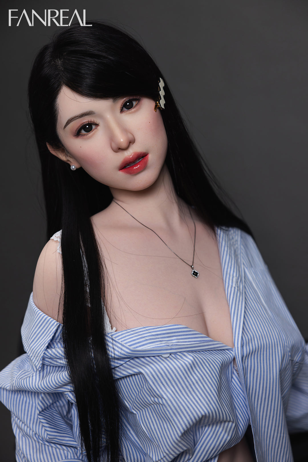 FANREAL Doll Kimmy V2 – 155cm F-Cup Silicone Sex Doll with Real Skin Texture