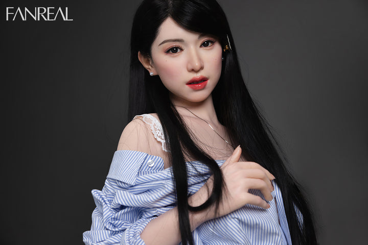 FANREAL Doll Kimmy V2 – 155cm F-Cup Silicone Sex Doll with Real Skin Texture