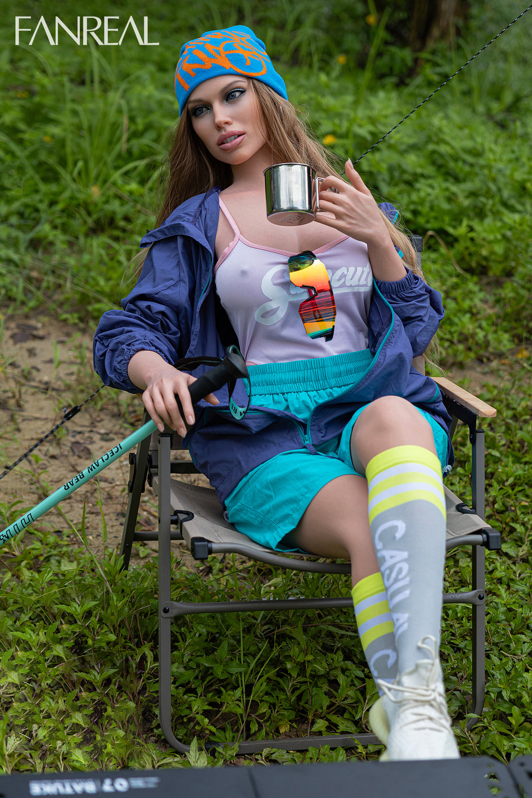 FANREAL Doll Kelly V3 – 155cm F-Cup Silicone Sex Doll with Real Skin Texture