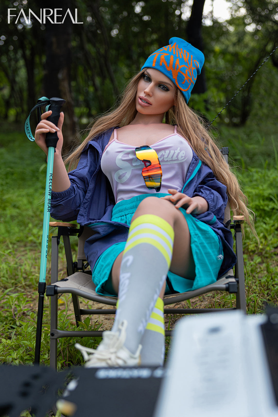 FANREAL Doll Kelly V3 – 155cm F-Cup Silicone Sex Doll with Real Skin Texture