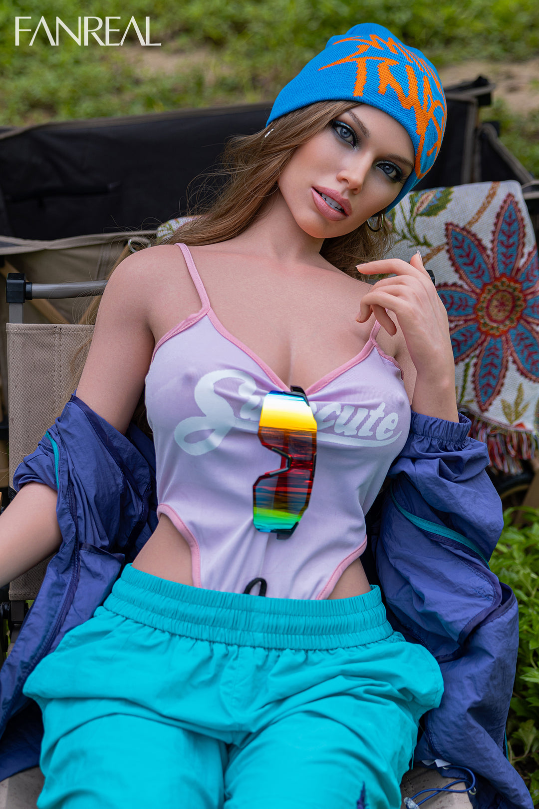 FANREAL Doll Kelly V3 – 155cm F-Cup Silicone Sex Doll with Real Skin Texture