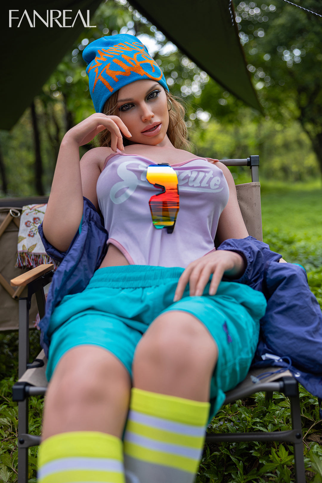 FANREAL Doll Kelly V3 – 155cm F-Cup Silicone Sex Doll with Real Skin Texture