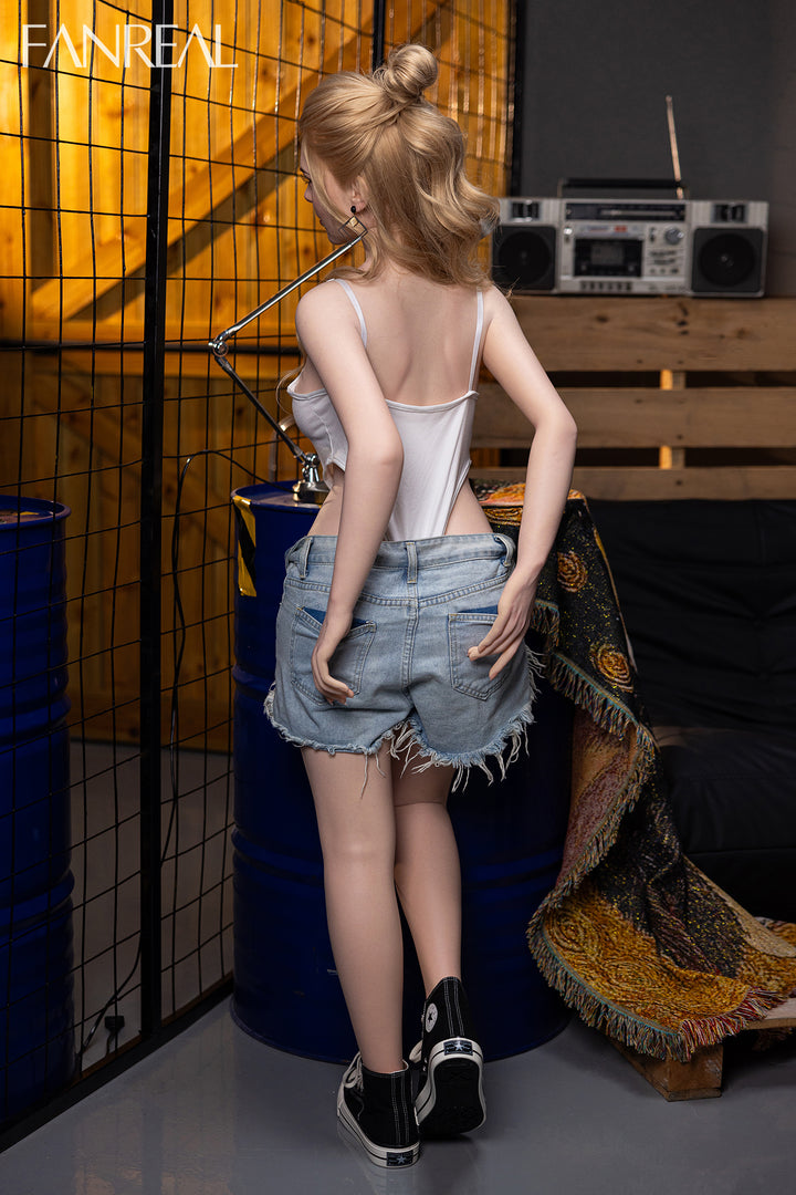 FANREAL Doll Gina – 155cm F-Cup Silicone Sex Doll with Real Skin Texture