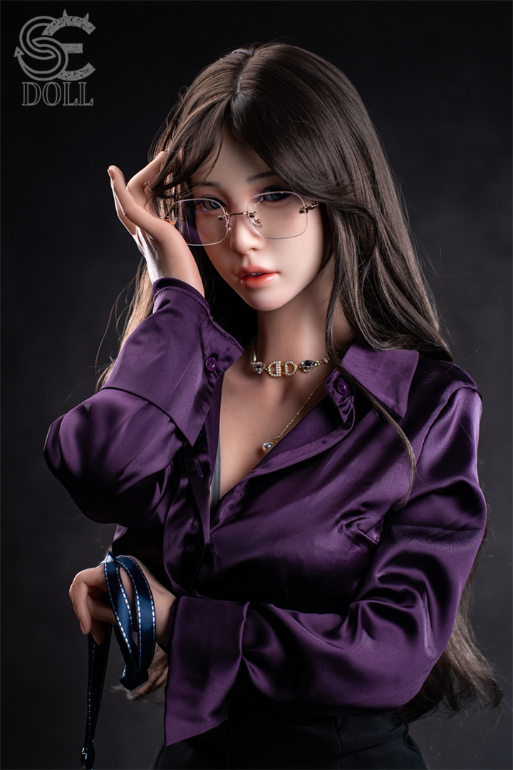 SEDOLL T161 cm C Aya Series Silicone -  Sena.A wearing a purple shirt with a dark background