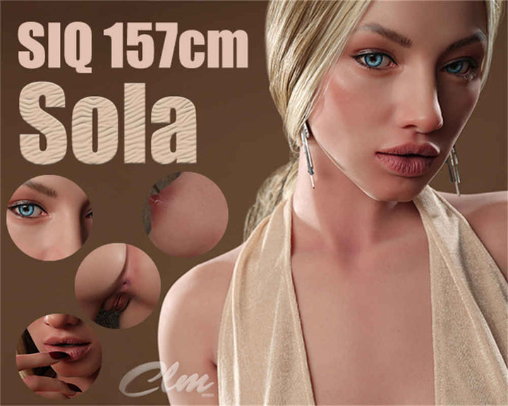 CLIMAX DOLL 157 cm Silicone - Sola (Mâchoire Mobile)