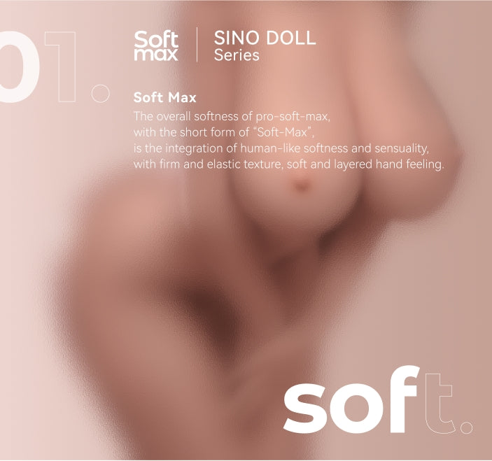 Sino Doll Pro Soft Max 167 cm G Platinum Silicone - Linqiu (R+S Effect)