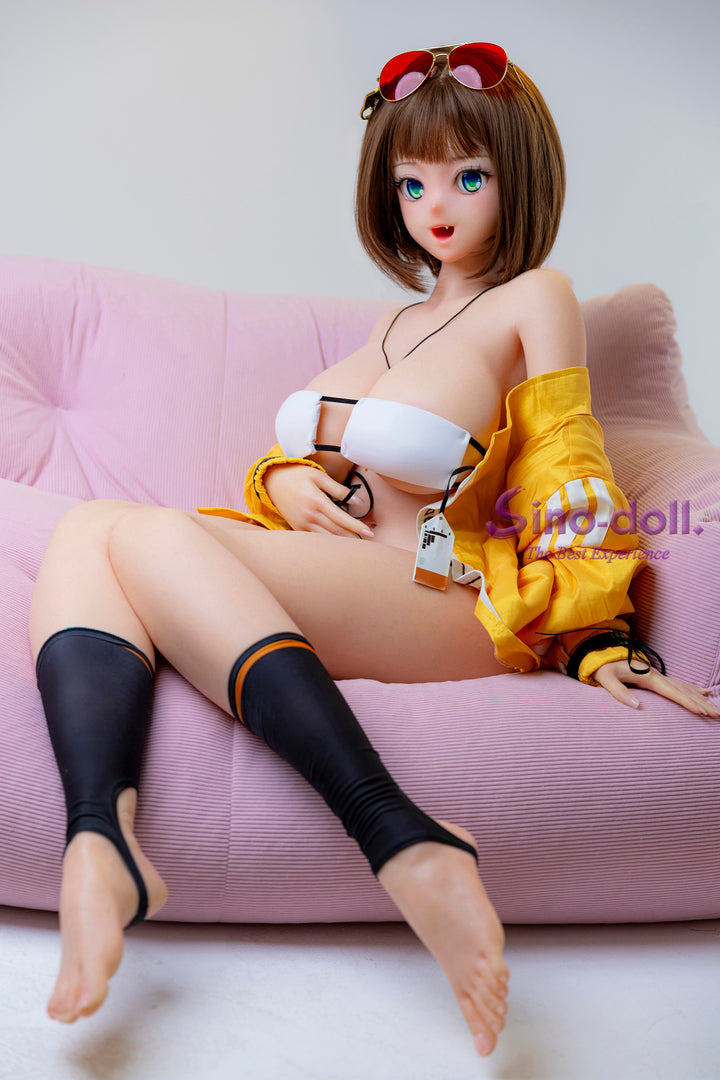 Sino-Doll 143cm Soft-Max – Linlan Big Breast Ultra-Realistic Silicone Sex Doll (R+S Effect, Yellow Jacket)