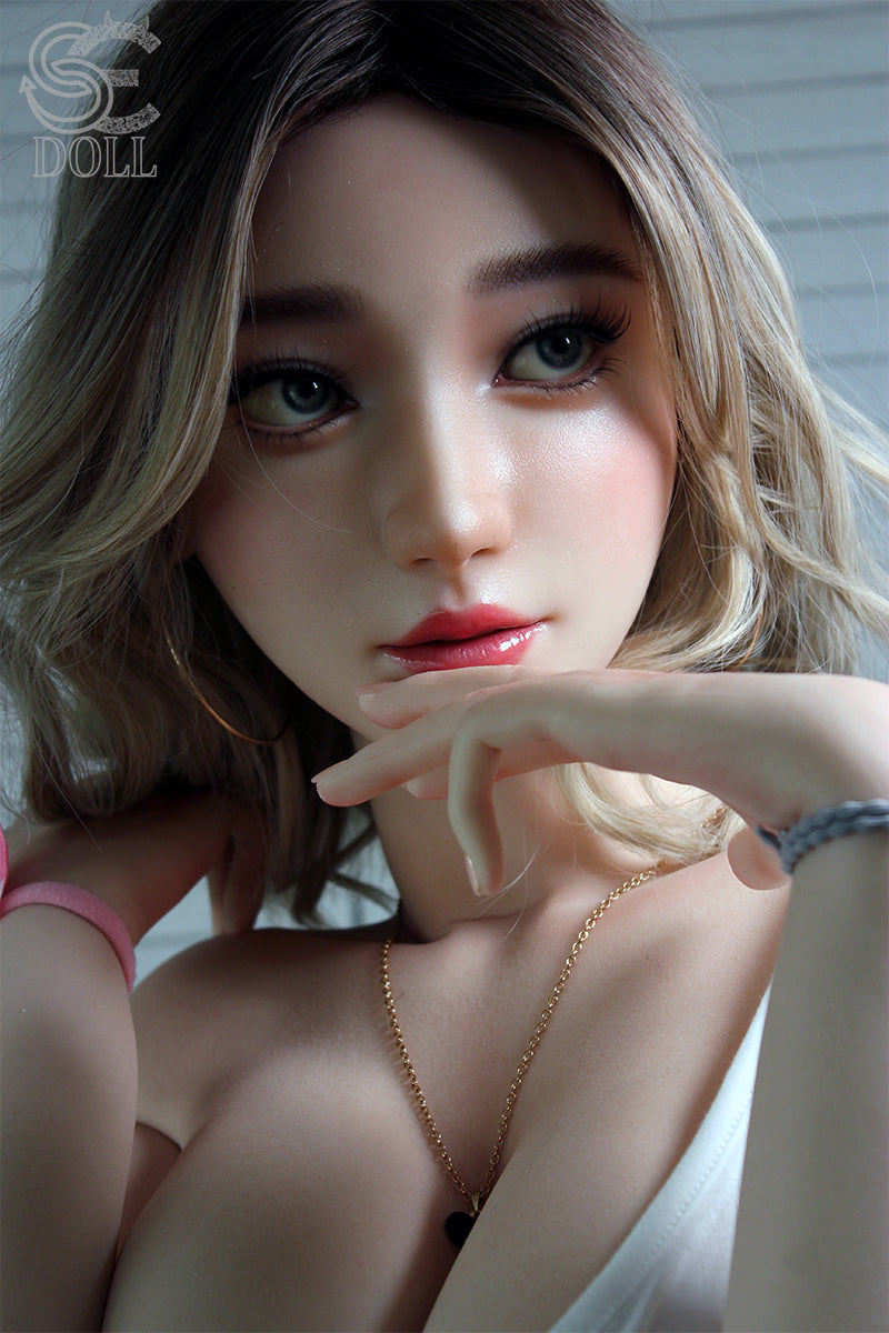 Realistic silicone love doll Yuuka.A by SEDOLL, featuring I-cup bust and lifelike skin texture.