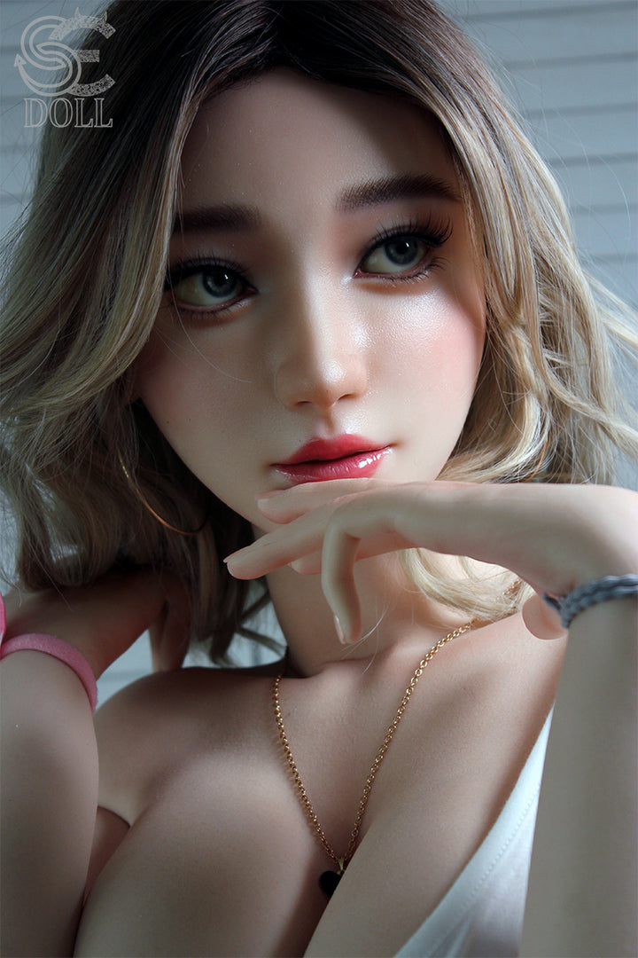 Realistic silicone love doll Yuuka.A by SEDOLL, featuring I-cup bust and lifelike skin texture.