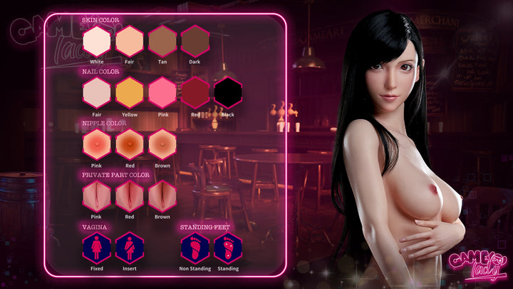 Game Lady 168 cm Silicone - Quiet V2 | Sex Dolls SG