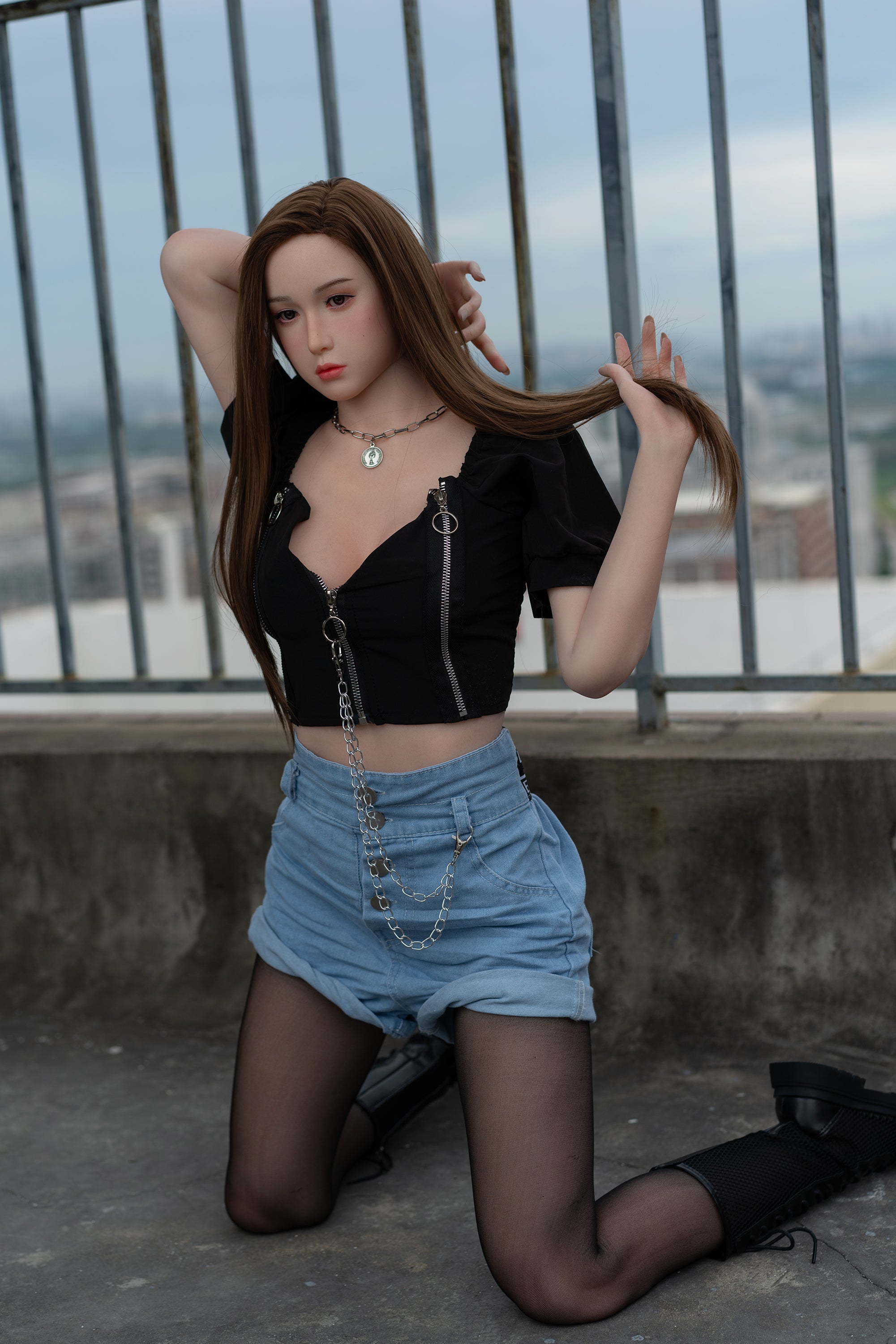 Zelex Doll Mini 130 cm B Silicone - Emerald | Sex Dolls SG