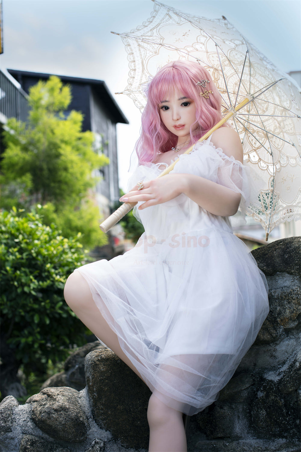 Top Sino 148 cm B Platinum Silicone - Mirei | Sex Dolls SG