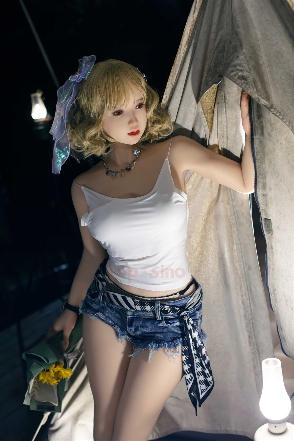 Top Sino 148 cm B Platinum Silicone - Mirei | Sex Dolls SG